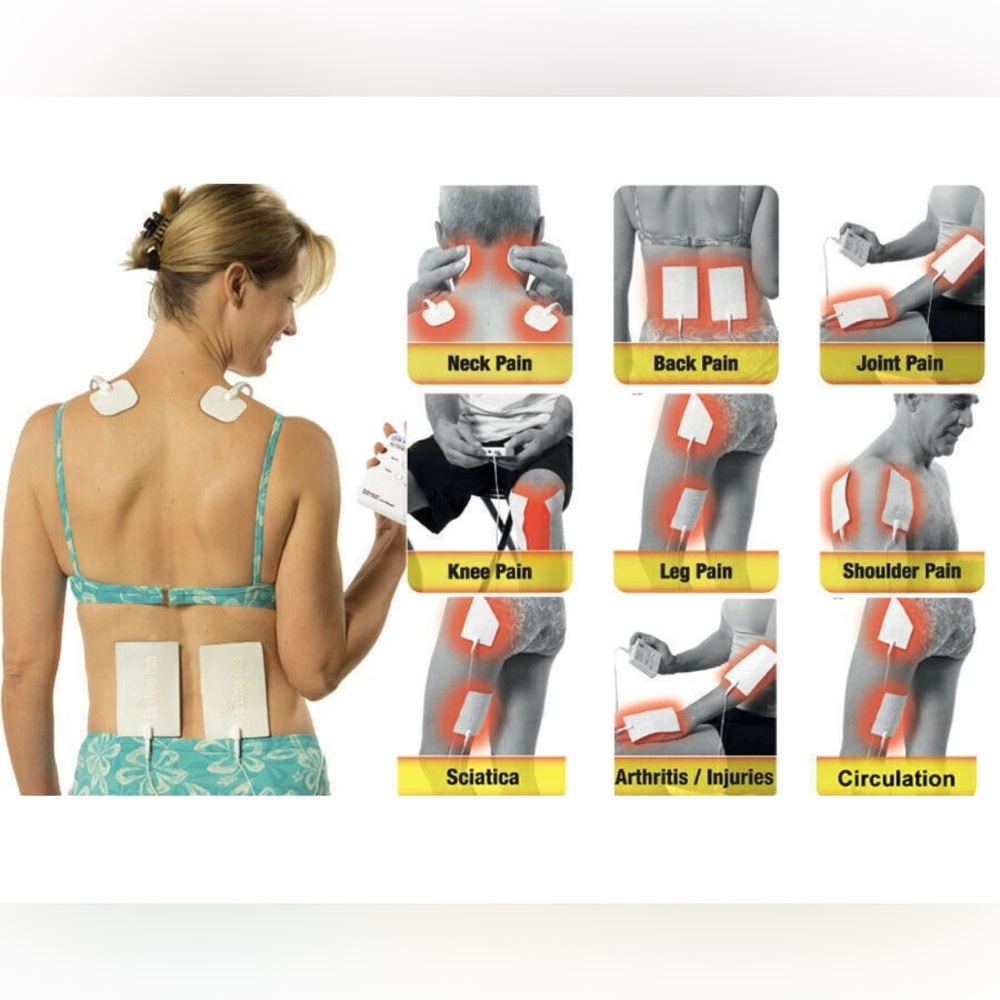 NEW DR-HO’S Pain Therapy System 4-Pad TENS Device T.E.N.S Relief Massager w/Accs - Picture 2 of 8